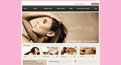 Desktop Screenshot of beautycall.ie